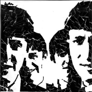 beatles torn paper collage